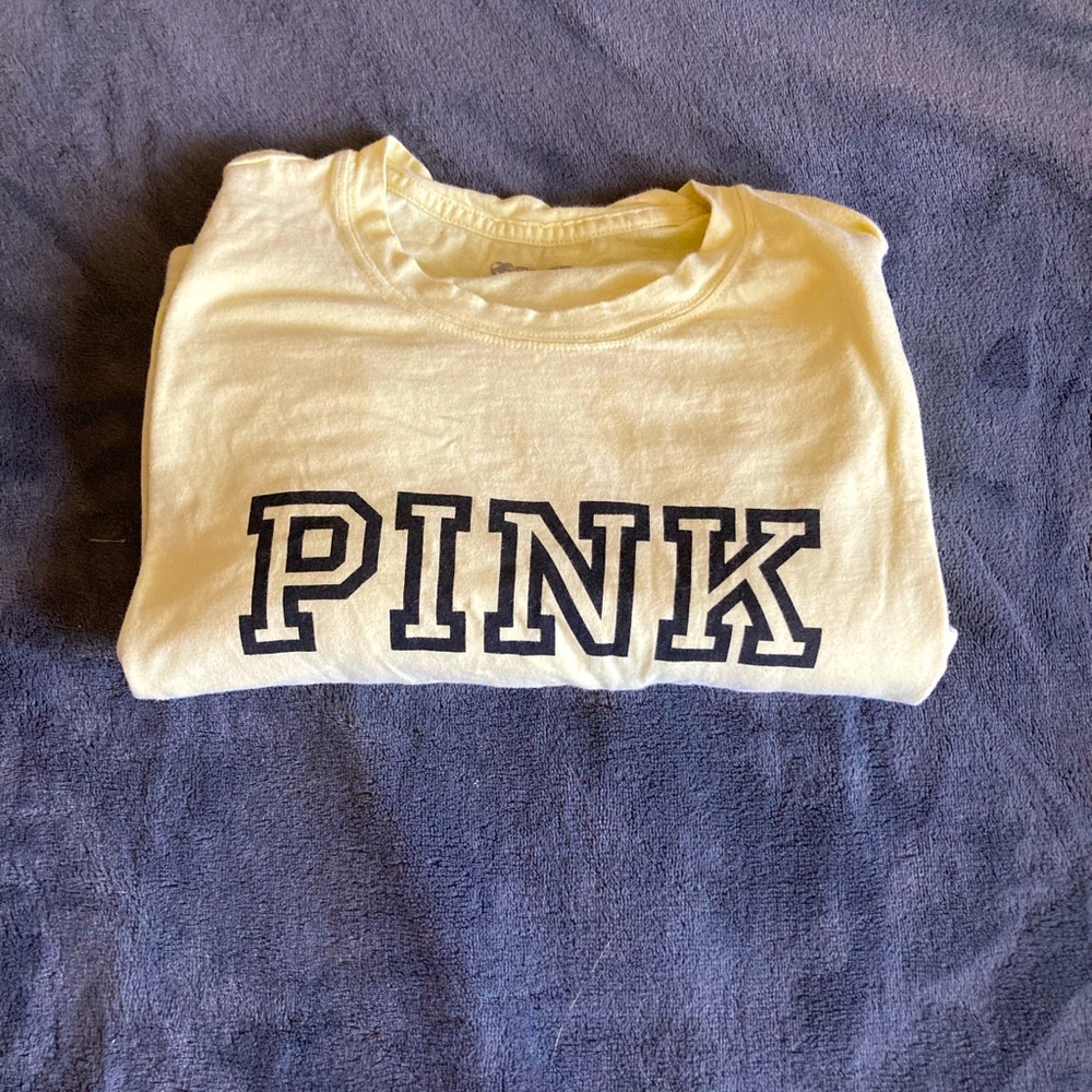 PINK Long Sleeve Oversized Shirt